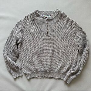 Shenandoah Grey Cable Knit Sweater Made in USA Men’s Size XLT